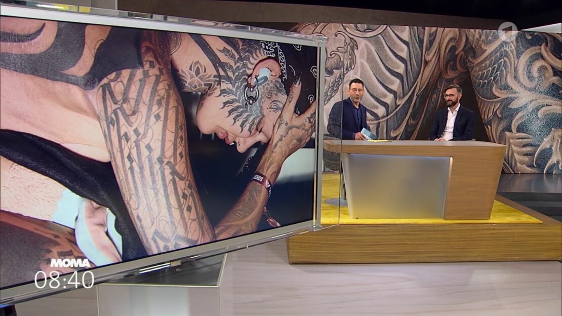 Dr. Kirschner als Experte zu Tätowierungen und Tattooentfernung im ARD Morgenmagazin